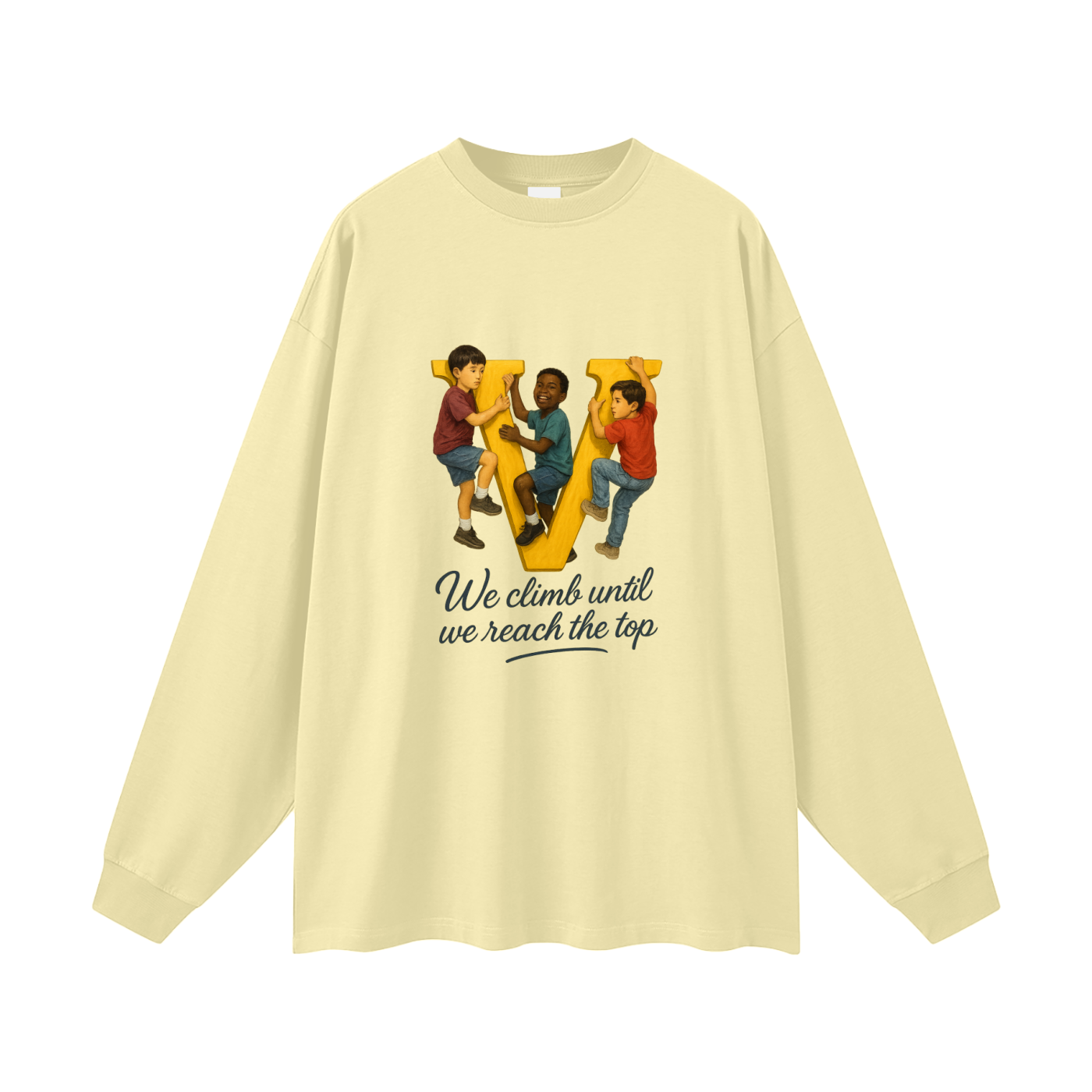 Veryl Oversized Unisex Long Sleeve T-Shirt