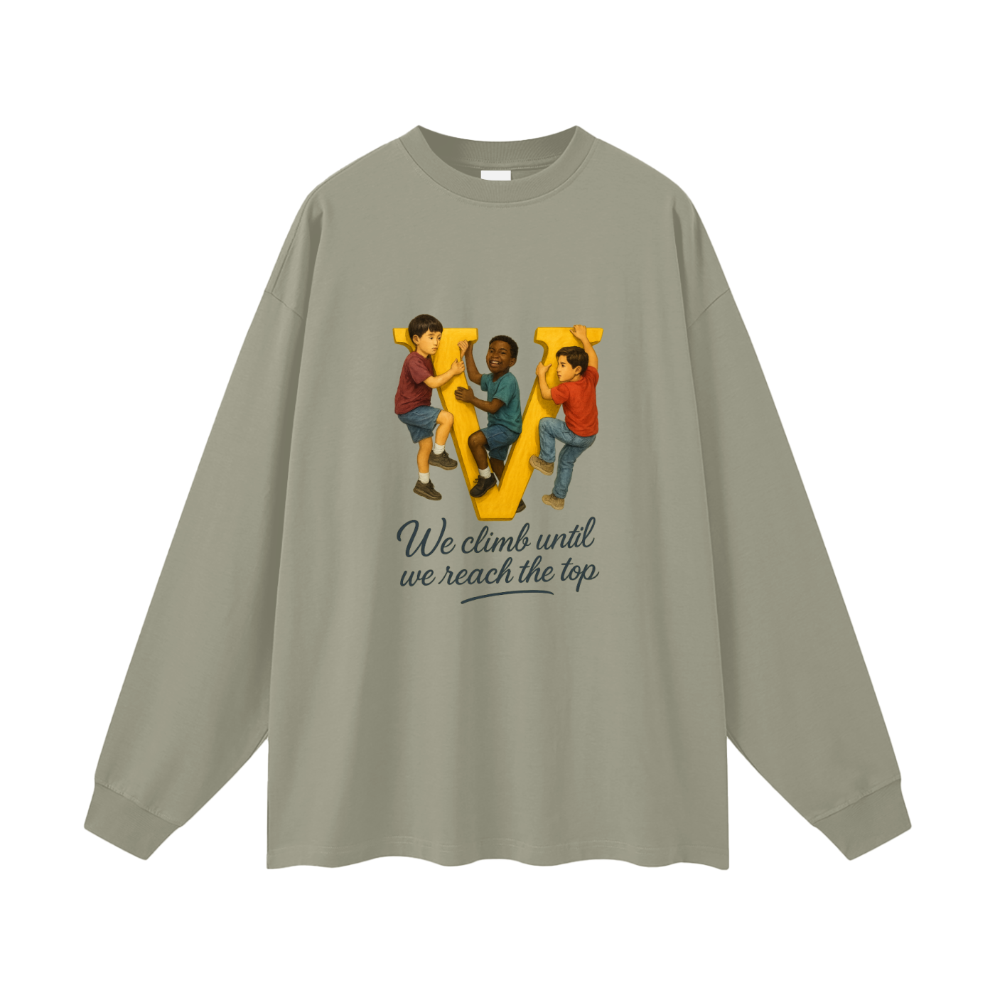 Veryl Oversized Unisex Long Sleeve T-Shirt