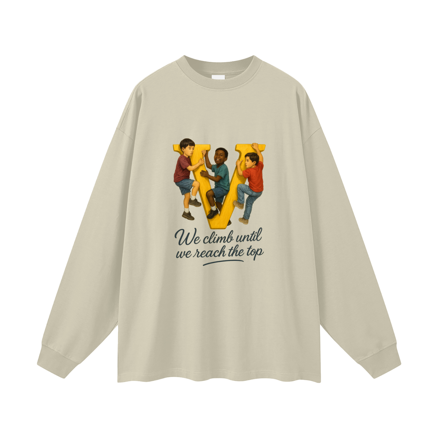 Veryl Oversized Unisex Long Sleeve T-Shirt
