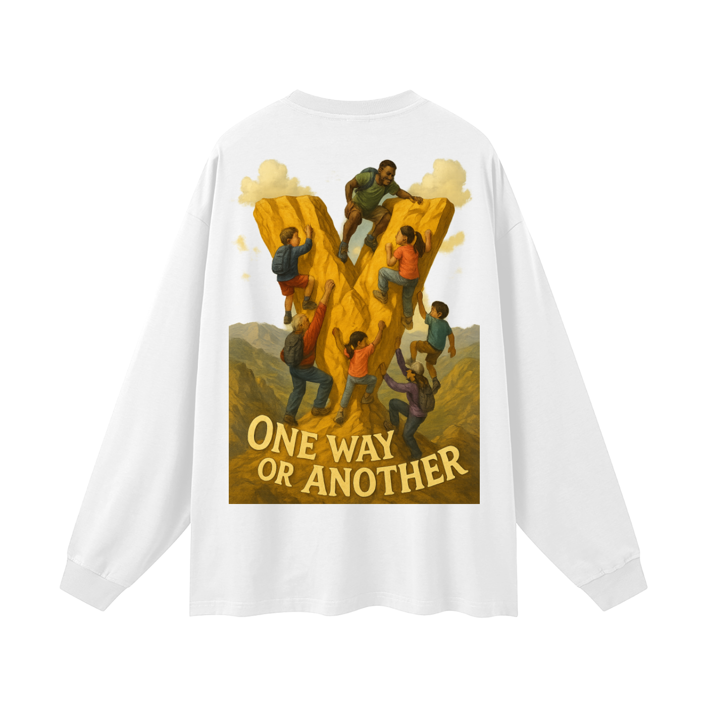 Veryl Oversized Unisex Long Sleeve T-Shirt