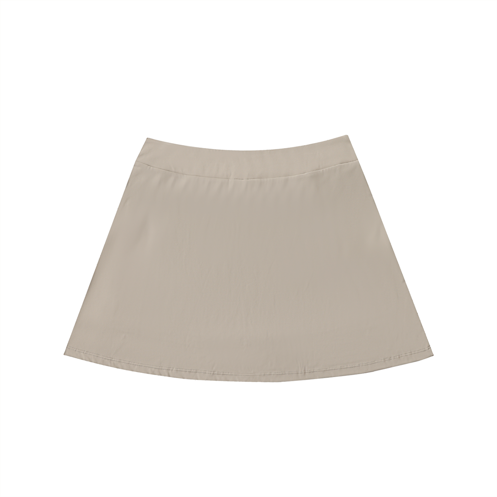Veryl High-Waist Pocketed A-Line Skirt