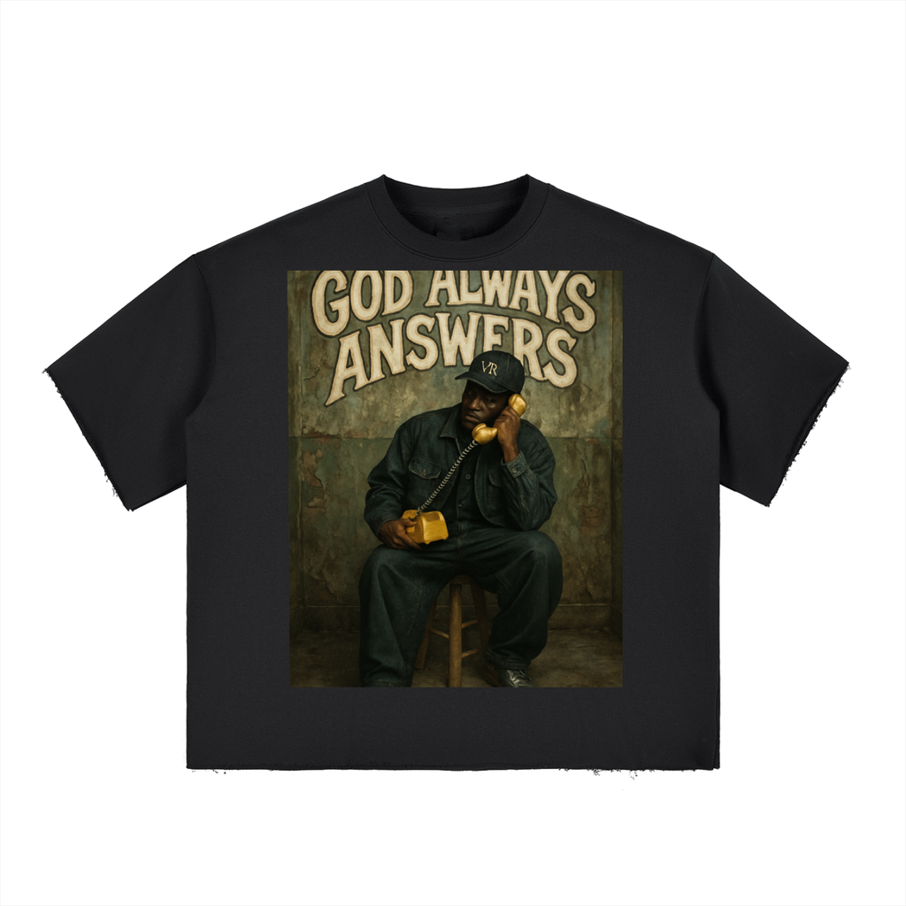 God Answers Boxy T-Shirt
